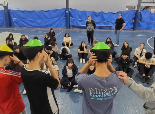 Alumnos del nivel secundario de 3er año en las convivencias salesianas del San José